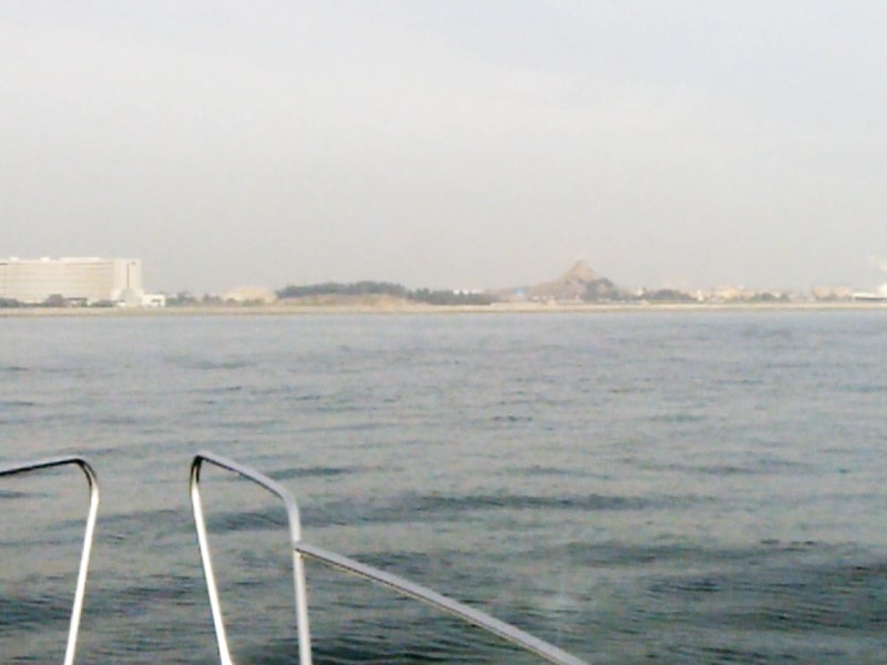 散骨ポイントは東京湾ディズニーランド沖です